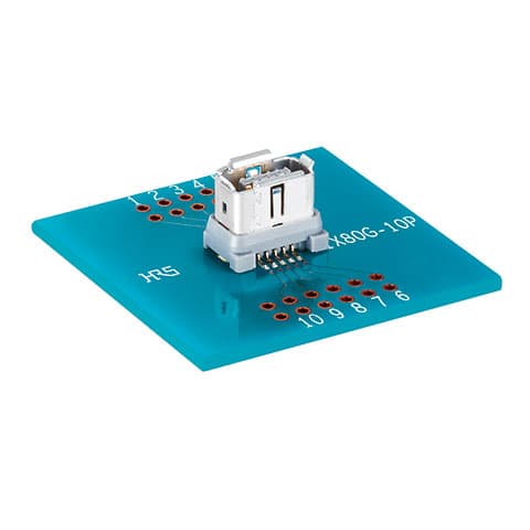 IX80G-B-10P Hirose Electric Co Ltd  Steckbare Steckverbinderbaugruppen